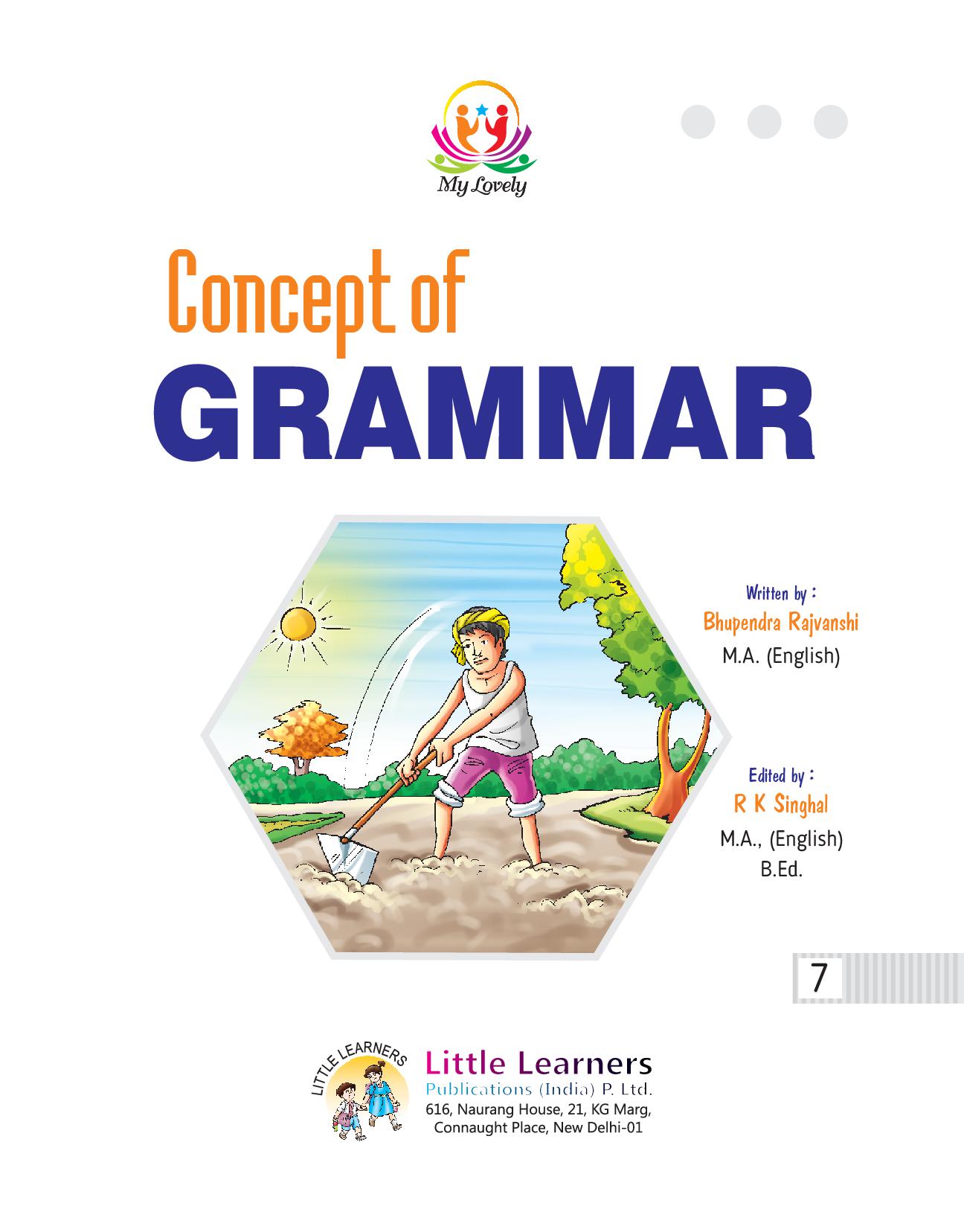 Cover of CONCEPT OF GRAMMAR